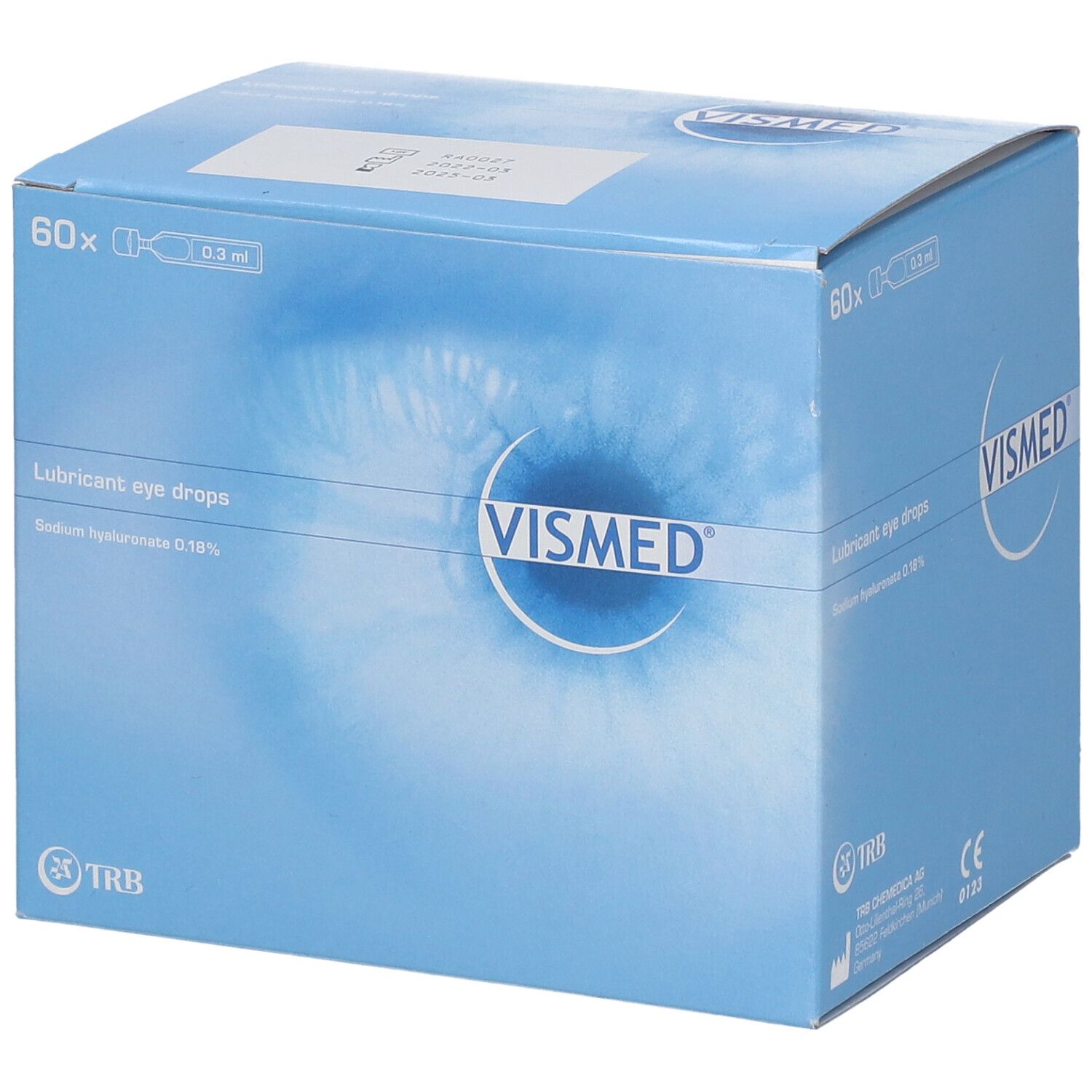 Vismed Lubrifiant Oculaire 60x0,3 ml Pipette(S) Unidose(S)