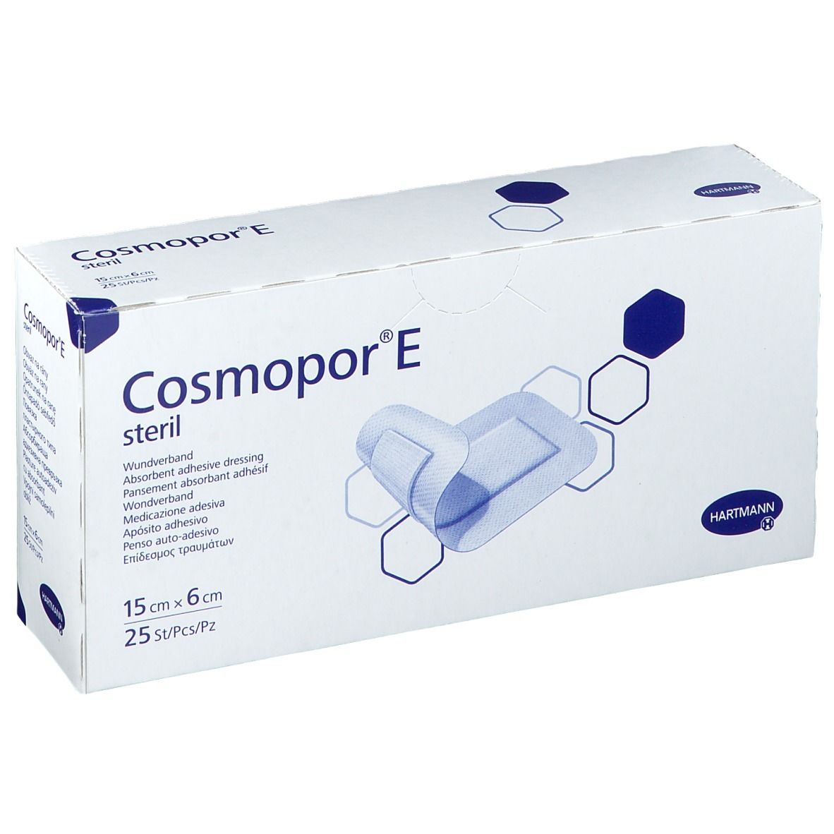Hartmann Cosmopor E, Pansement Chirurgical, Stérile, 15 Cm X 6 Cm, 25 Pcs - Image 2
