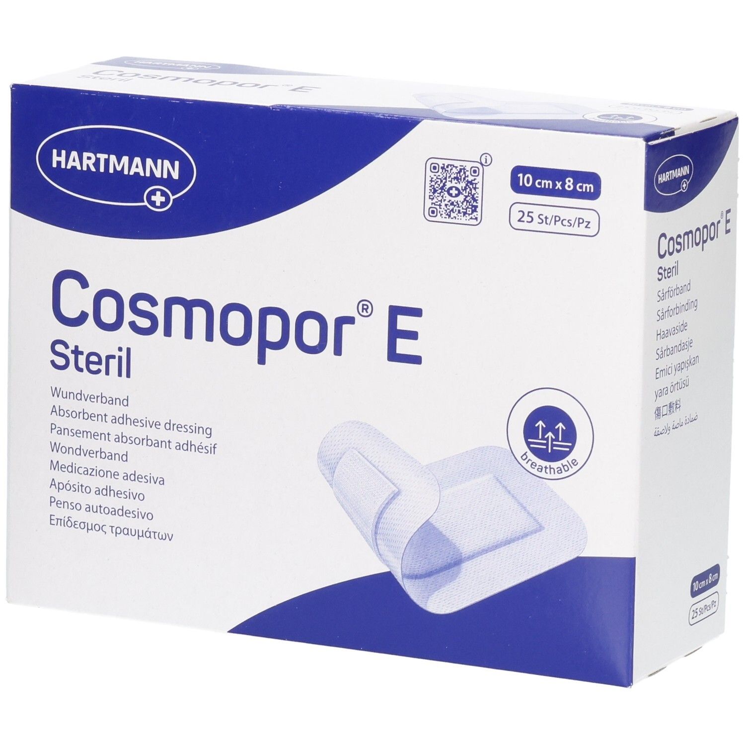 Hartmann Cosmopor® E Stéril 10 Cm X 8 Pansement(S) 25 Pc(S) - Image 1