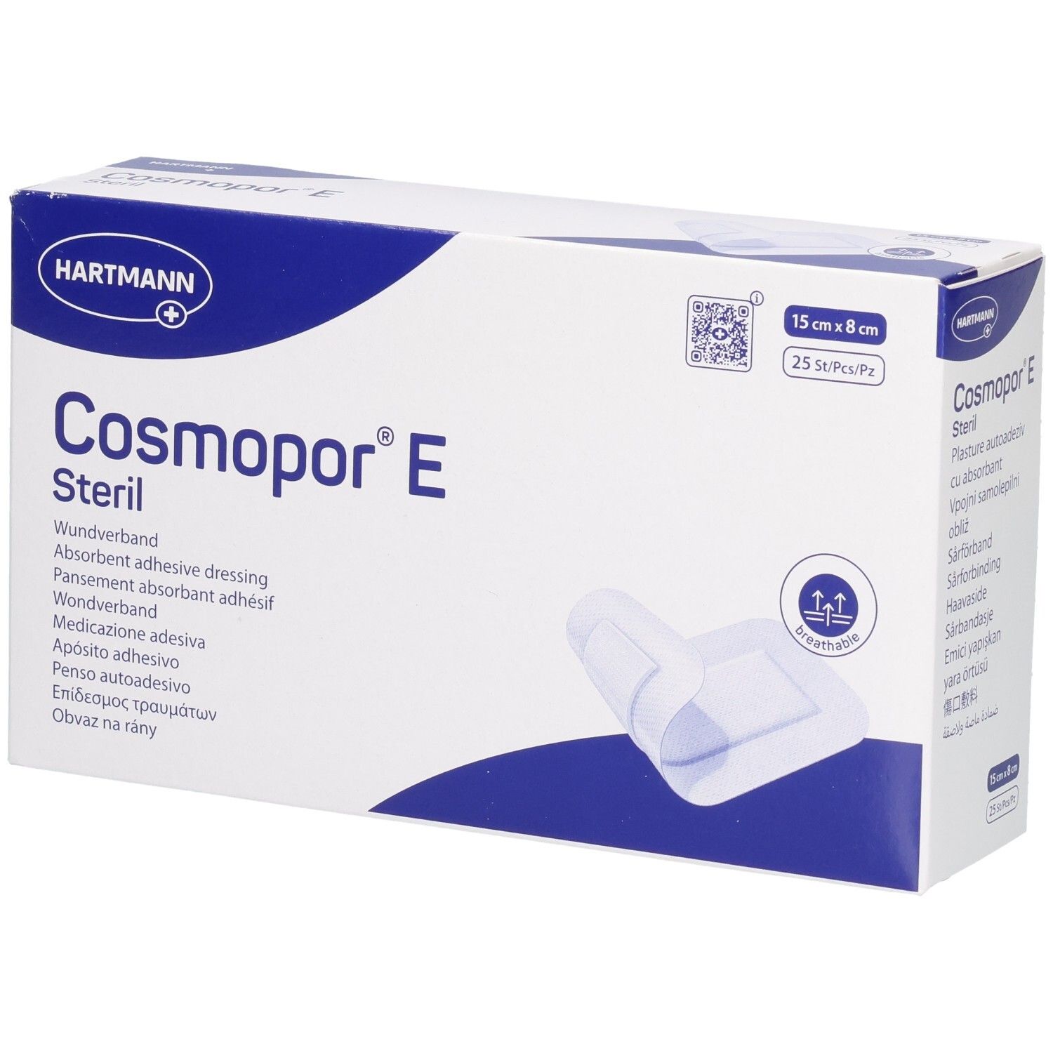 Hartmann Cosmopor E Pansement Stérile 15 x 8cm 900874 25 pc(s) Pansement(S)