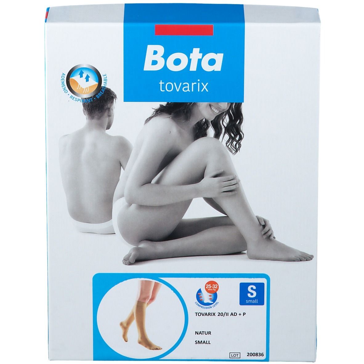 Bota Tovarix 20/II Bas jarret AD +P Nature Small Chaussettes 2 pc(s)