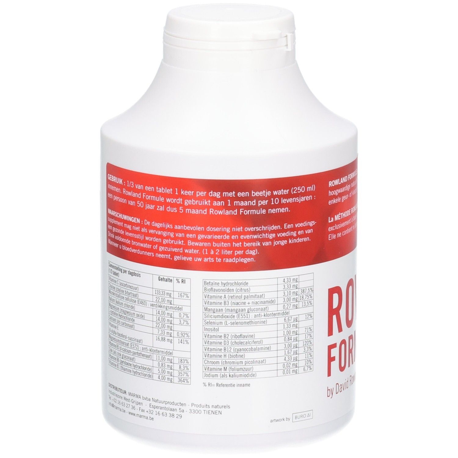 Rowland Formule 300 pc(s) Comprimé(S)