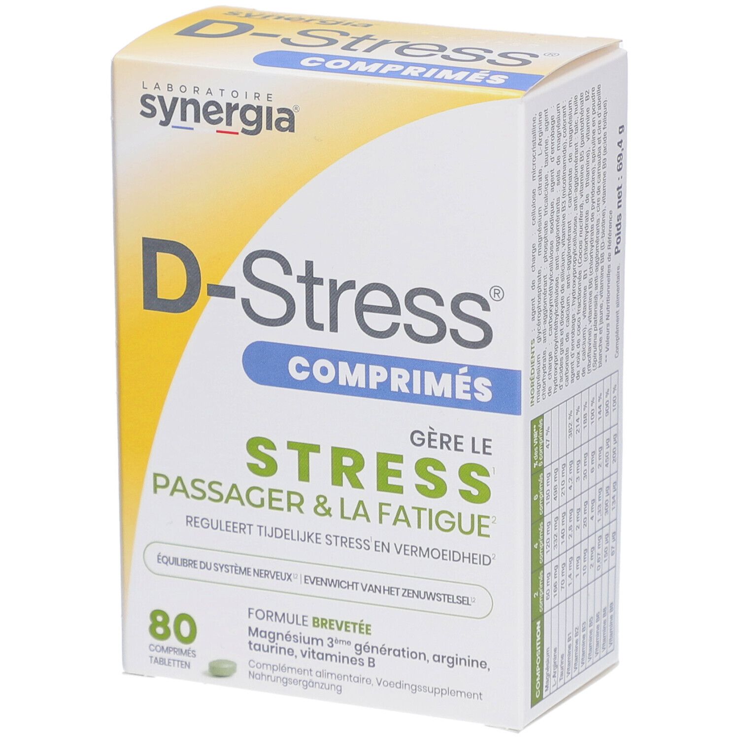 D-Stress Synergia D-Stress® Comprimé(S) 80 Pc(S) - Image 2