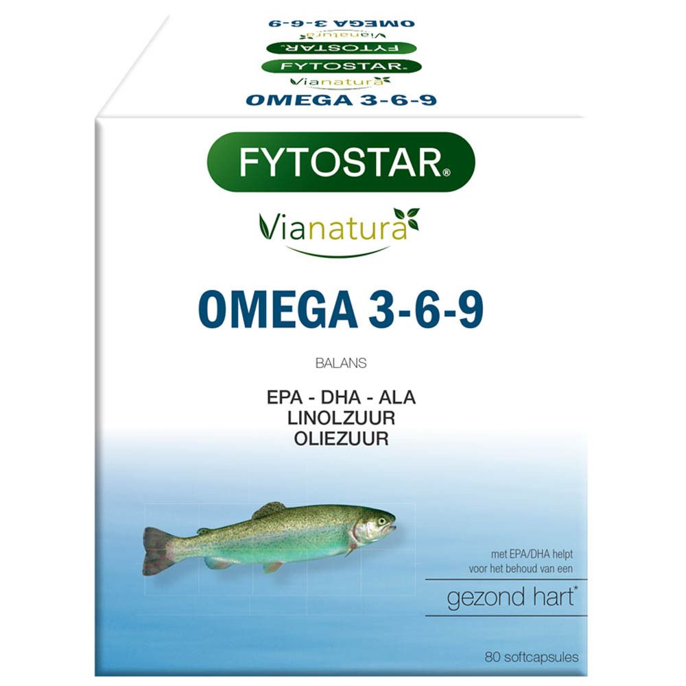 ViaNatura Omega 3-6-9 80 pc(s) Capsule(S) Douce(S)