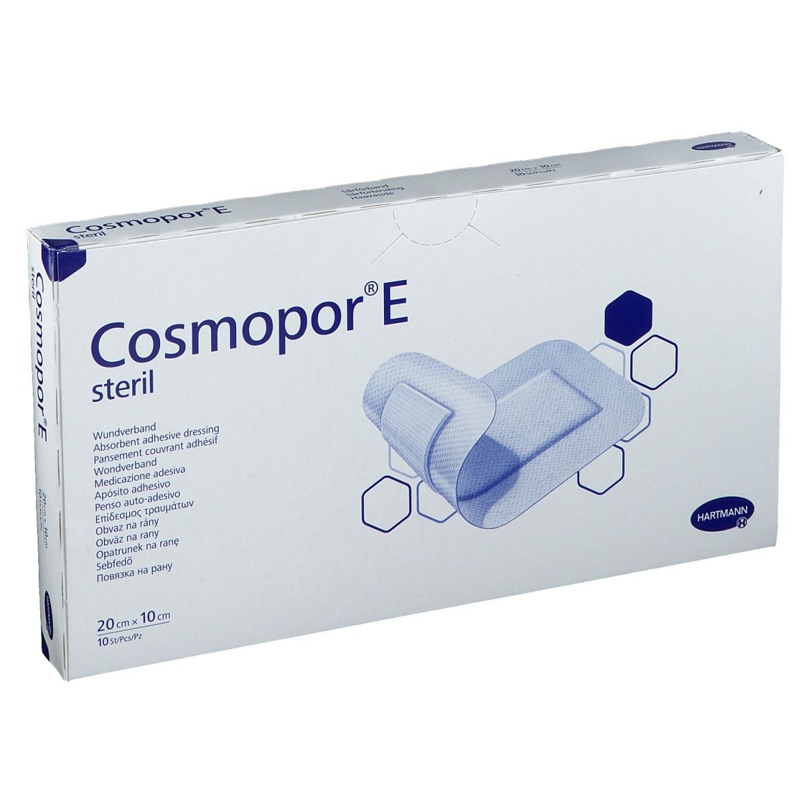 Cosmopor® E stérile 20 x 10cm 10 pc(s) Pansement(S)