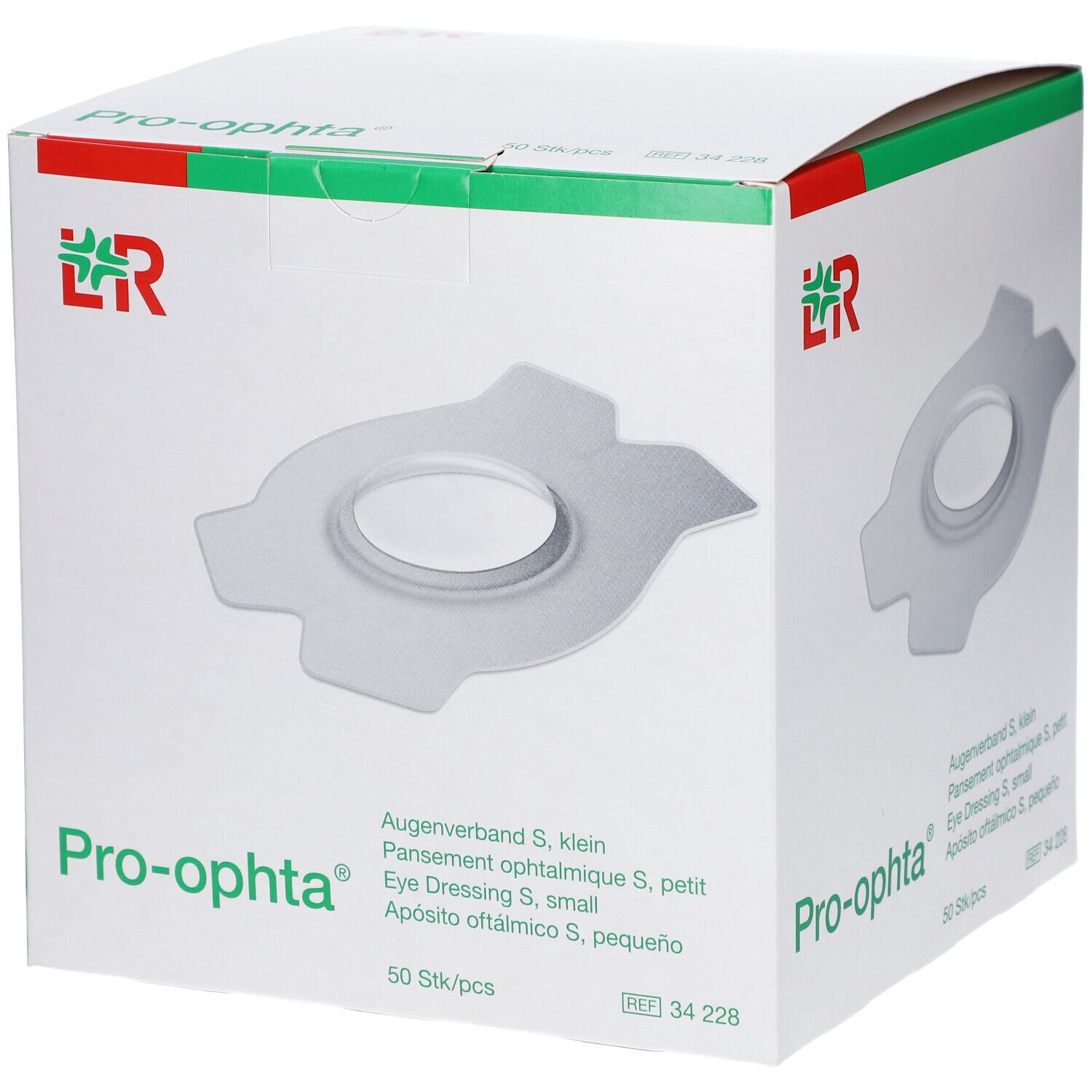L&R Pro-ophta® Pansement oculaire S petit Pansement(S) 50 pc(s)