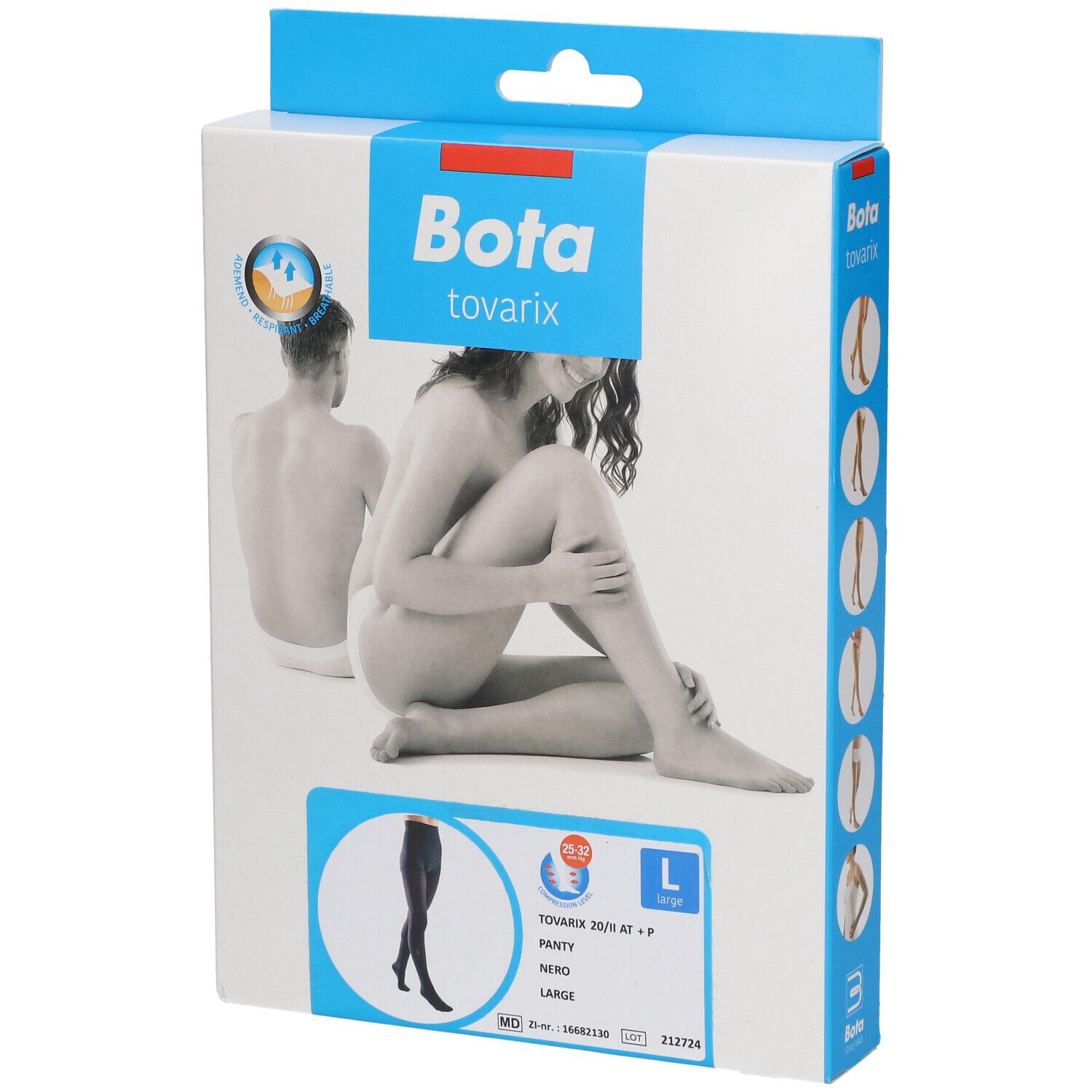 Bota Tovarix 20/II Panty AT + P Nero Large 1 pc(s) Chaussettes