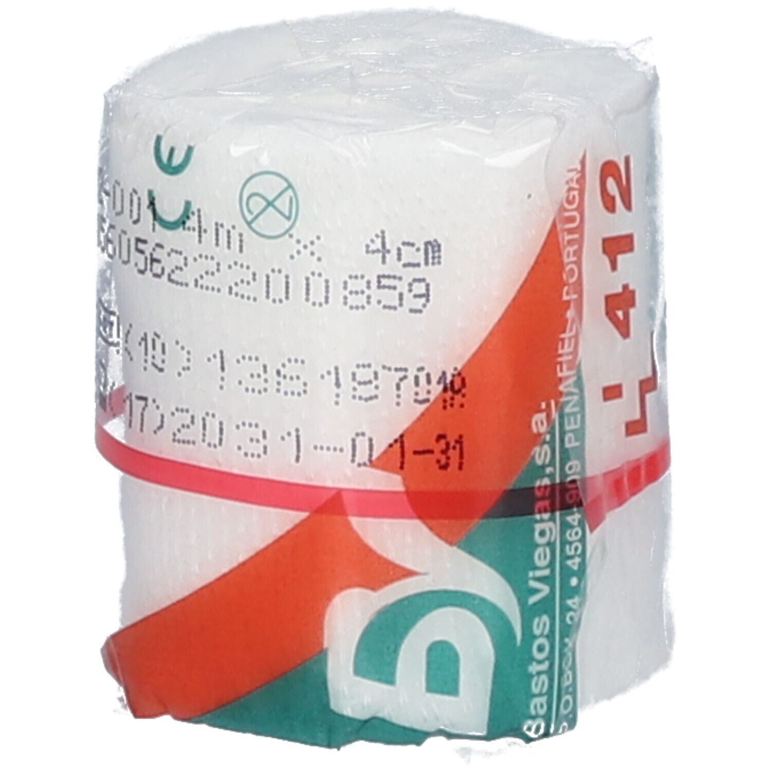 Zenolast Bande de gaze extensible 4 cm x 4 m 1 pc(s) Bande(S) De Gaze