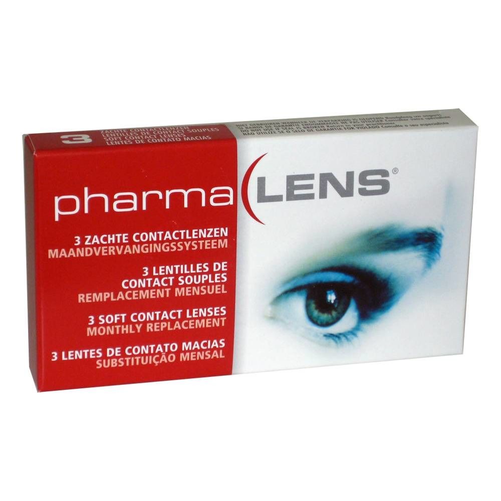 PharmaLens Lentilles mensuelles +3.00 3 pc(s) Lentilles De Contact