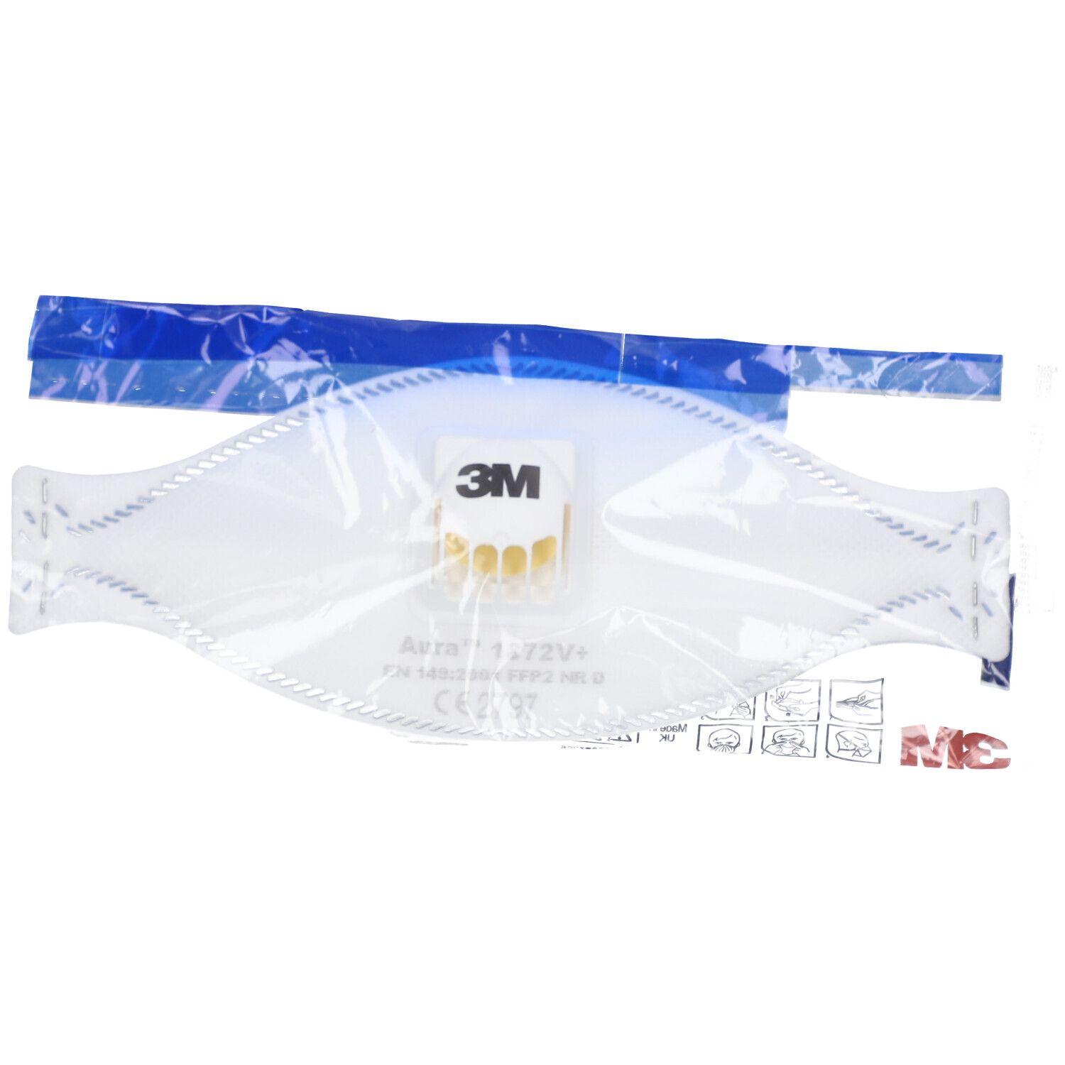 3M™ Aura™ Masque respiratoire médical FFP2, avec soupape, série 1872 Accessoire(S) 1 pc(s)