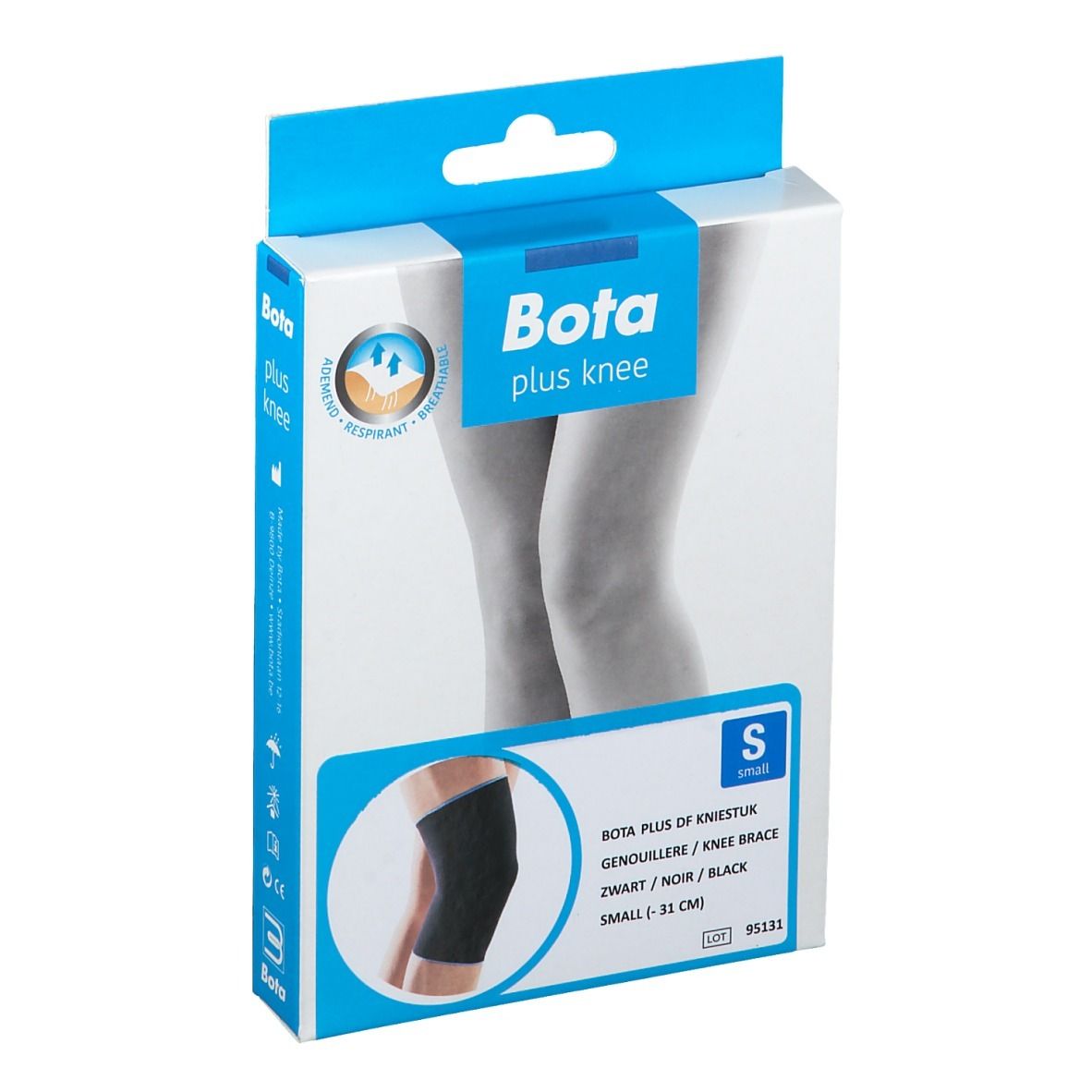 Bota Plus DF Genouillère Noir Taille Small Bandage(S) 1 pc(s)