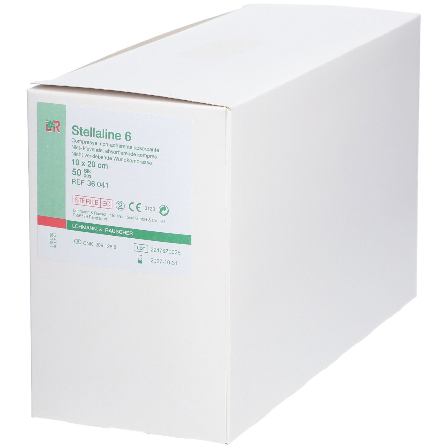 Stellaline 6 Brun 10 x 20 cm 50 pc(s) Compresses