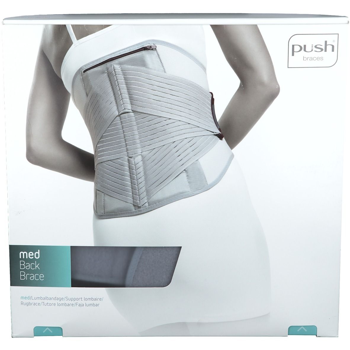 Push Med Support lombaire 97-110 cm Taille 4 1 pc(s) Bandage(S)