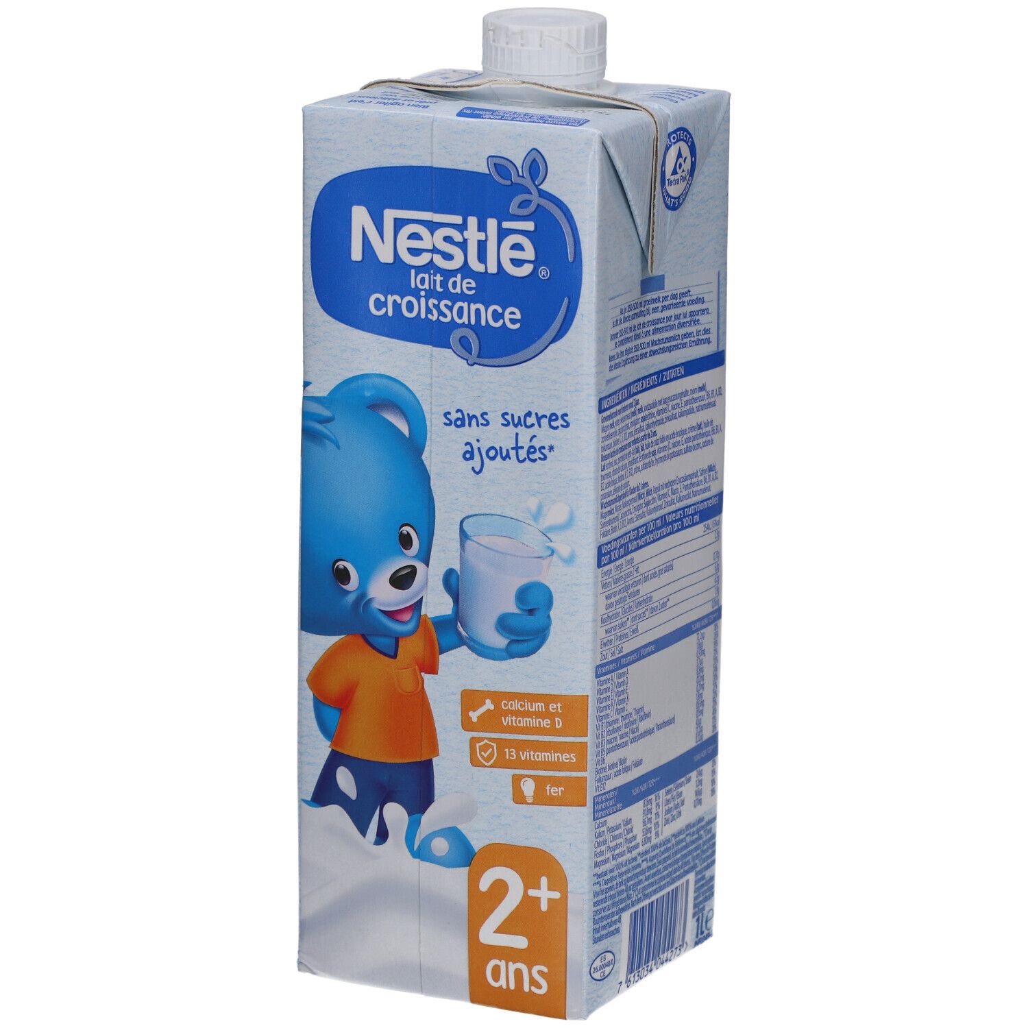 Nestlé Lait De Croissance Liquide 2+ 1 l Lait