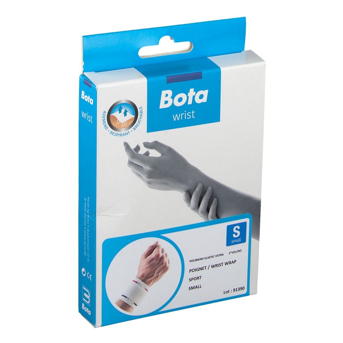 Bota Serre-Poignet Extra Velcro Double Sport Taille S Bandage(S) 1 pc(s)