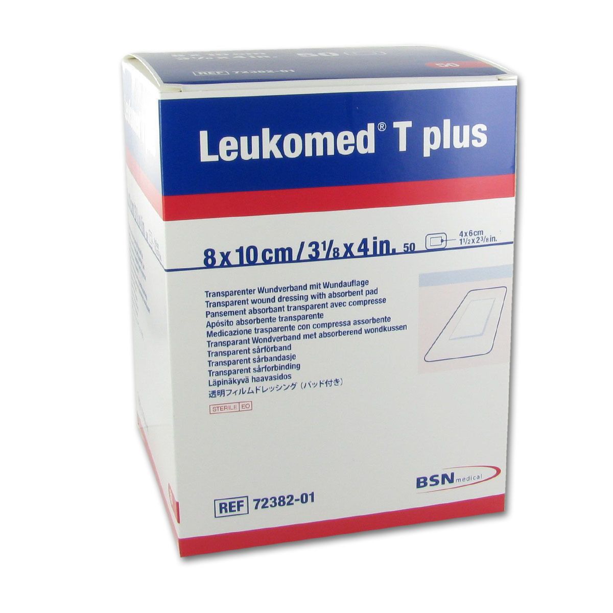 Leukomed T Plus Pansement Stérile 8 cm x 10 Bandage(S) 50 pc(s)