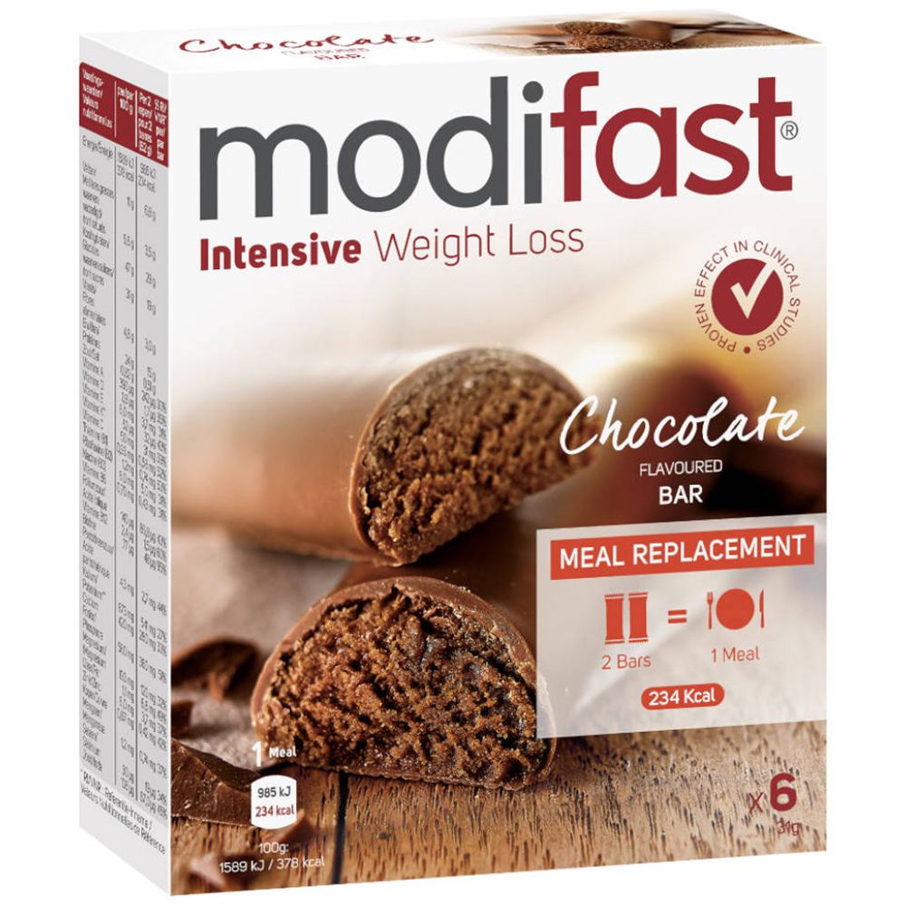 Modifast® Snack&Meal Lunch Barre Chocolat 6x31 g
