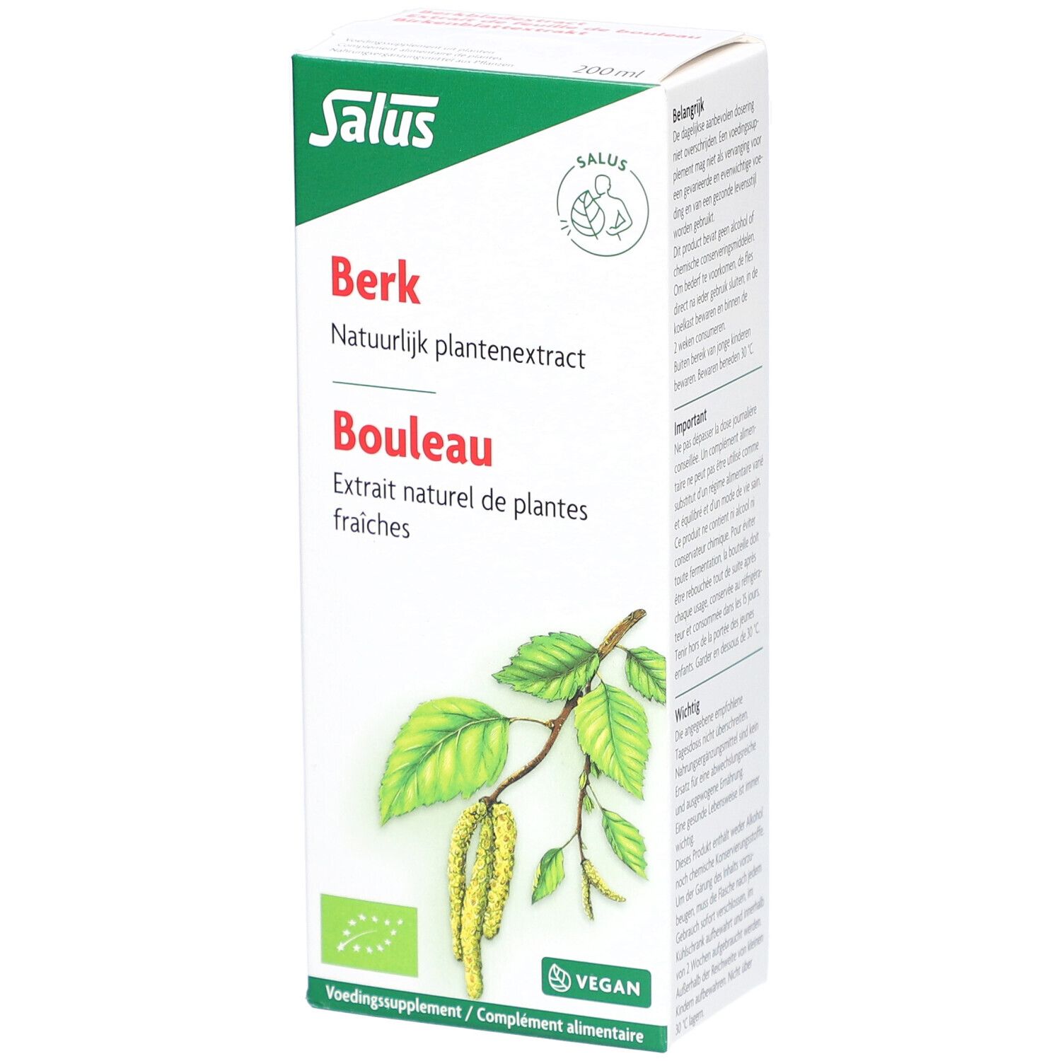 Salus Bouleau Jus 200 Ml