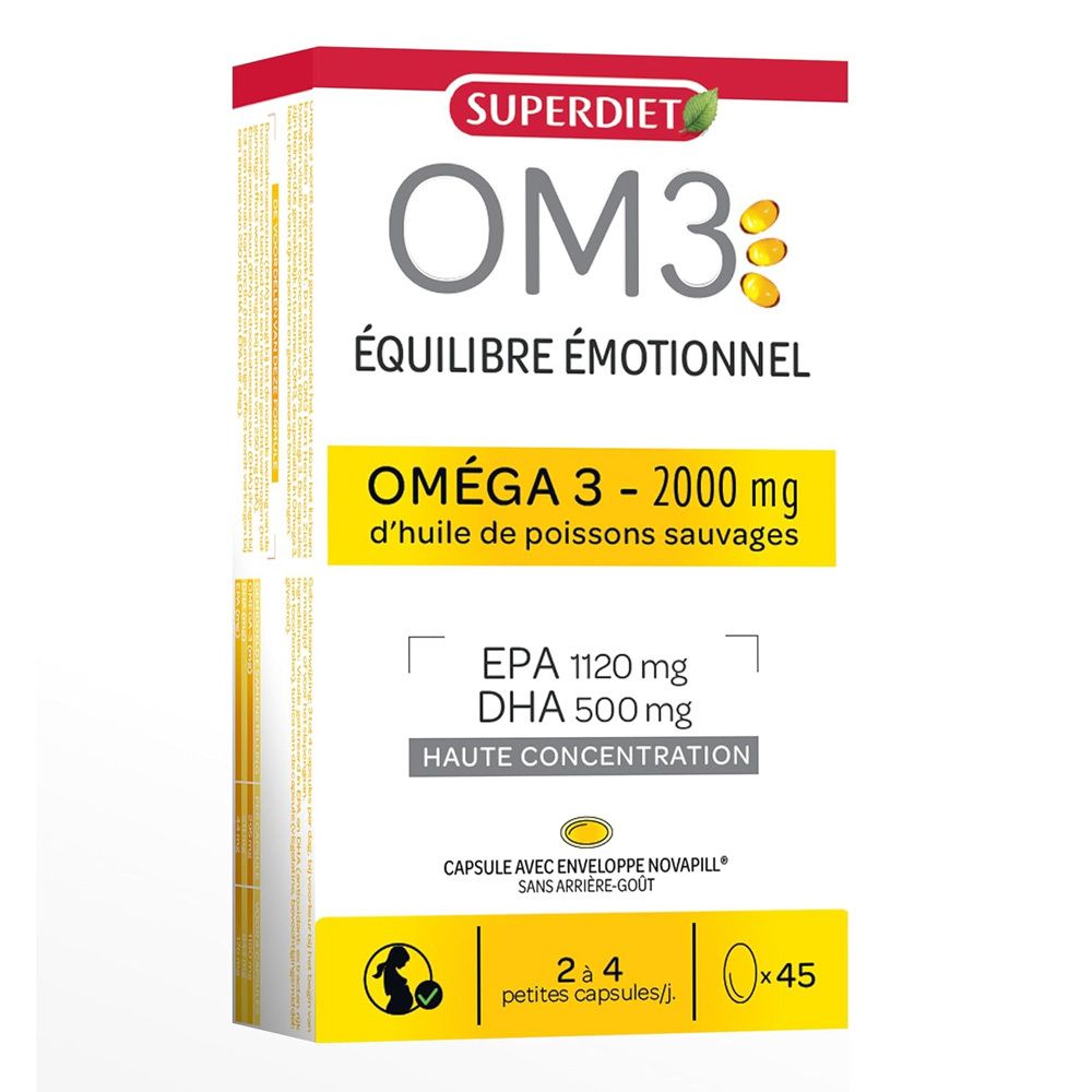 Om3 Formule Premium Equilibre Emotionel Capsule(S) 45 Pc(S) Enfants