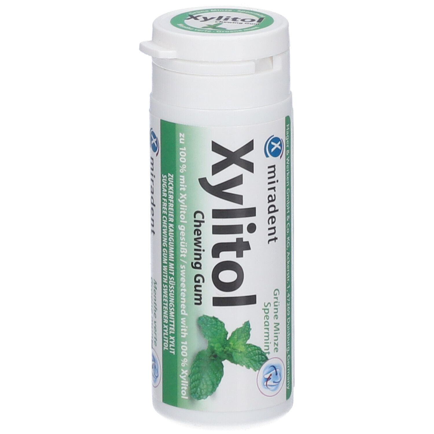 Miradent Chewing Gum Xylitol Menthe Vert Gummies 30 Pc(S)