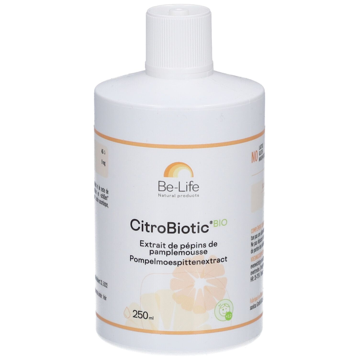 Be-Life Citrobiotic® Extrait De Pépins Pamplemousse 250 Ml Enfants