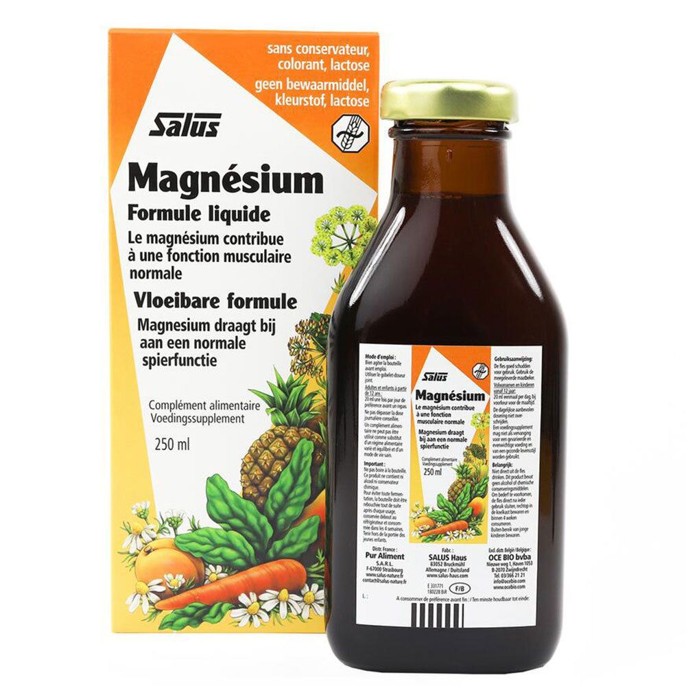 Salus Magnésium formule liquide 250 ml Solution(S) Buvable(S)