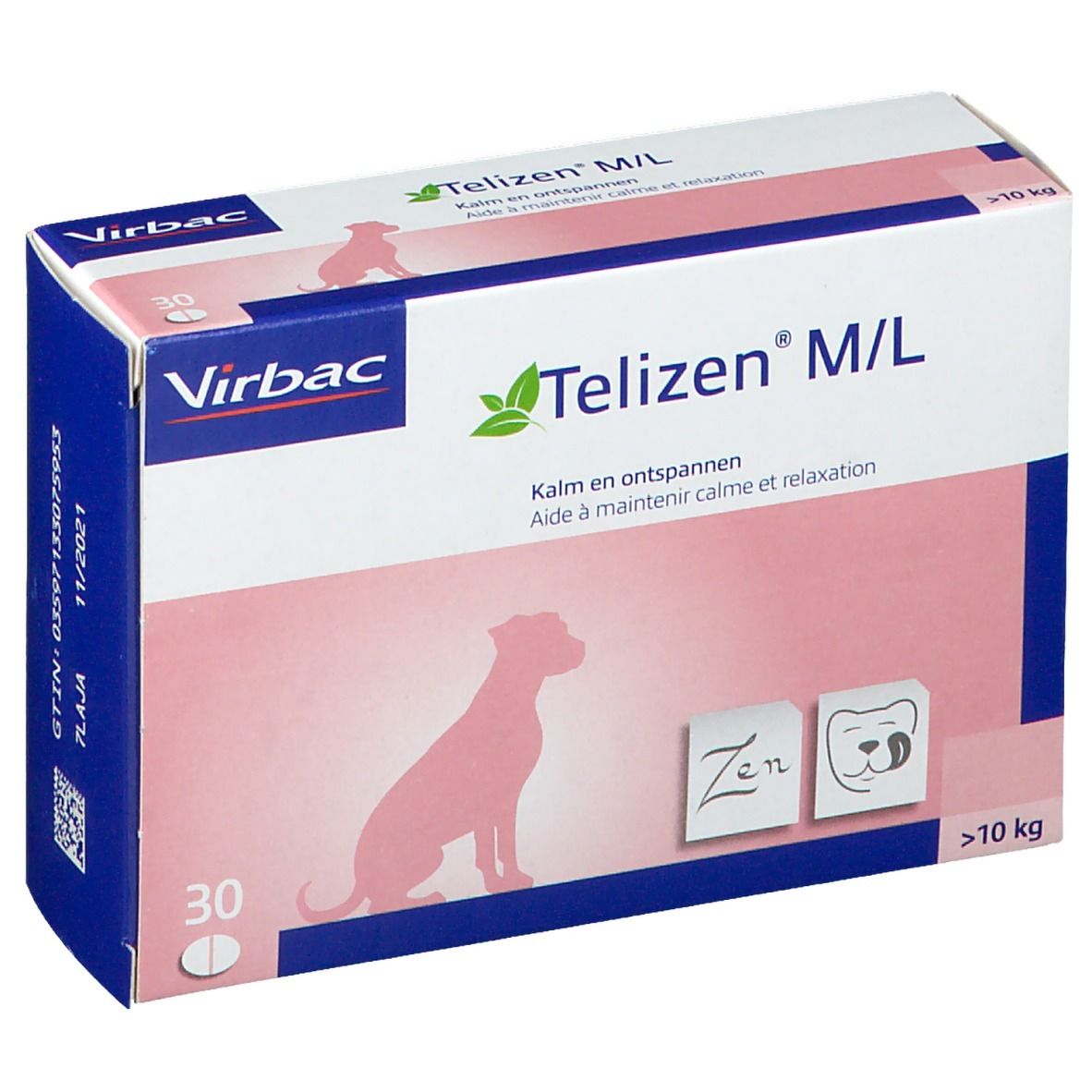 Virbac Telizen M/L Chien 30 pc(s) Comprimé(S)