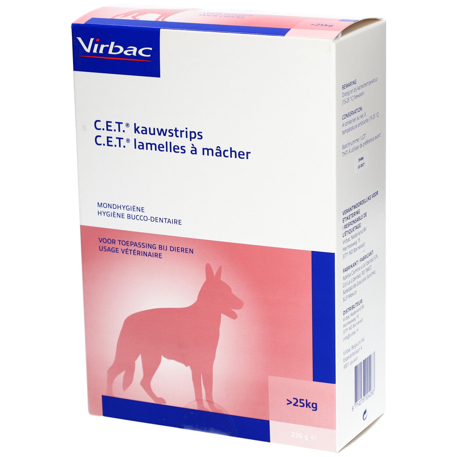 Cet Lamelles A Macher Enzymatiques >25 Kg Bande(S) 226 g