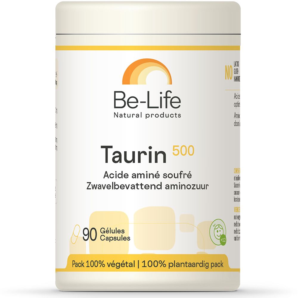 Be-Life Taurin 500 Capsule(S) 90 Pc(S) Enfants