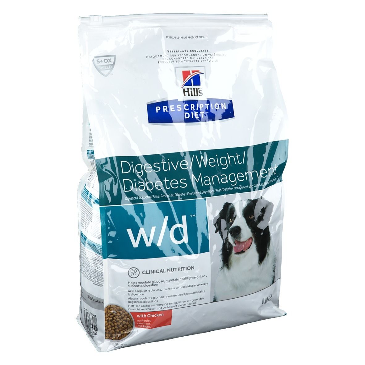 Hills Prescription Diet Canine - W/D 4 kg Pellet(S)