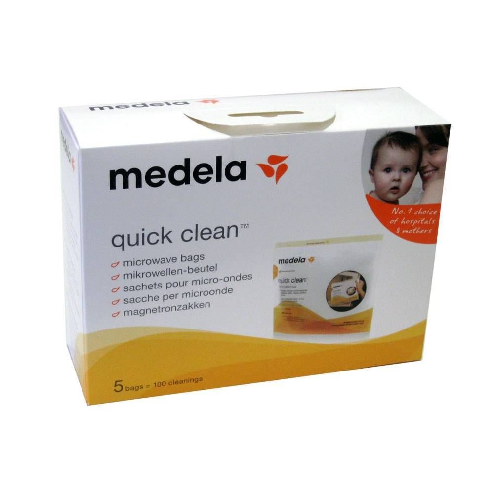 Medela Quick Clean Sachets pour micro-ondes (5 pièces) Autre 5 pc(s)