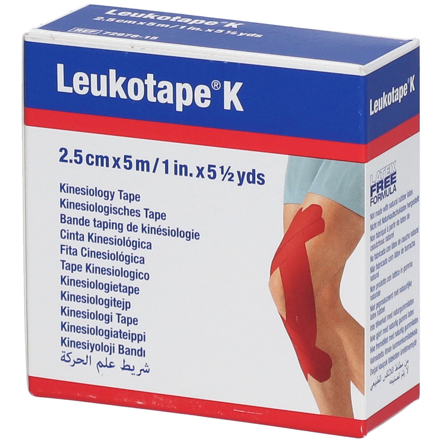 Leukotape® K Rouge 5 cm x m Bandage(S) 1 pc(s)