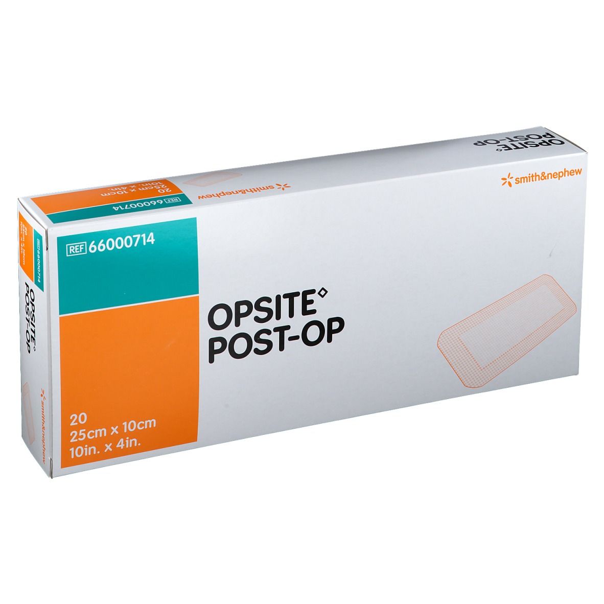 OPSITE Post-Op 25 x 10 cm 20 pc(s) Pansement(S)