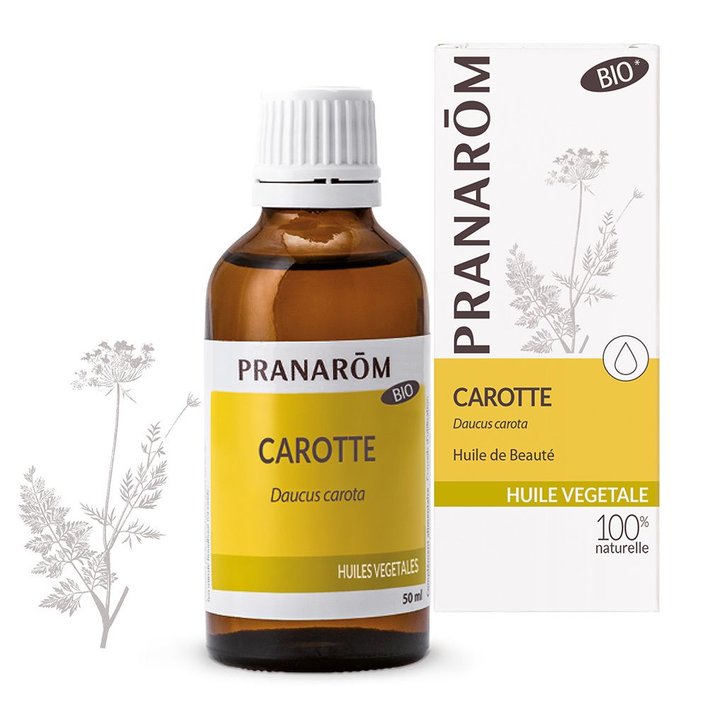 Pranarôm Huile Végétale Carotte Bio 50 ml