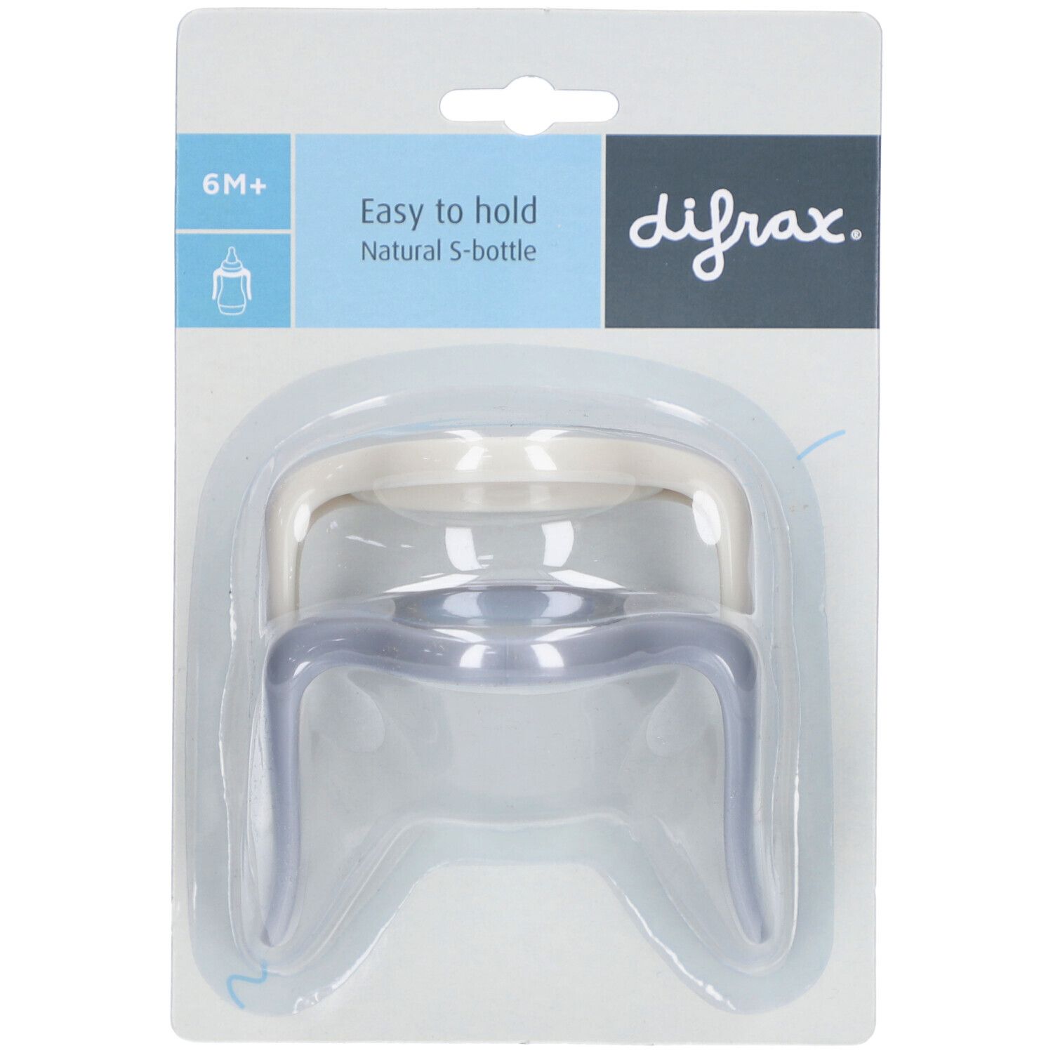 Difrax Poigées pour biberon S Natural grand + petit Accessoire(S) 2 pc(s)