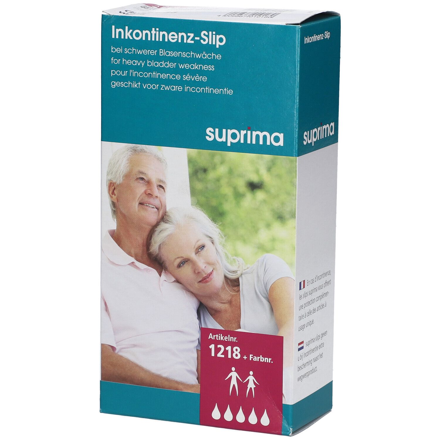 Bota Suprima 1218 Slip PVC Unisex Blanc Taille 36 Culotte D'Incontinence 1 pc(s)