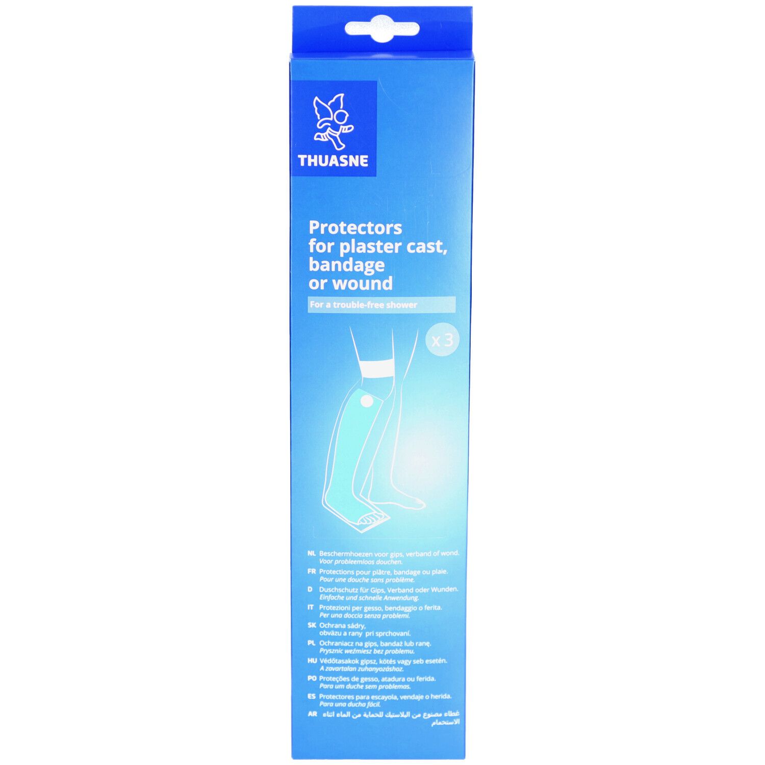 Thuasne Protection Pied Bain/Douche Couverture 3 pc(s)