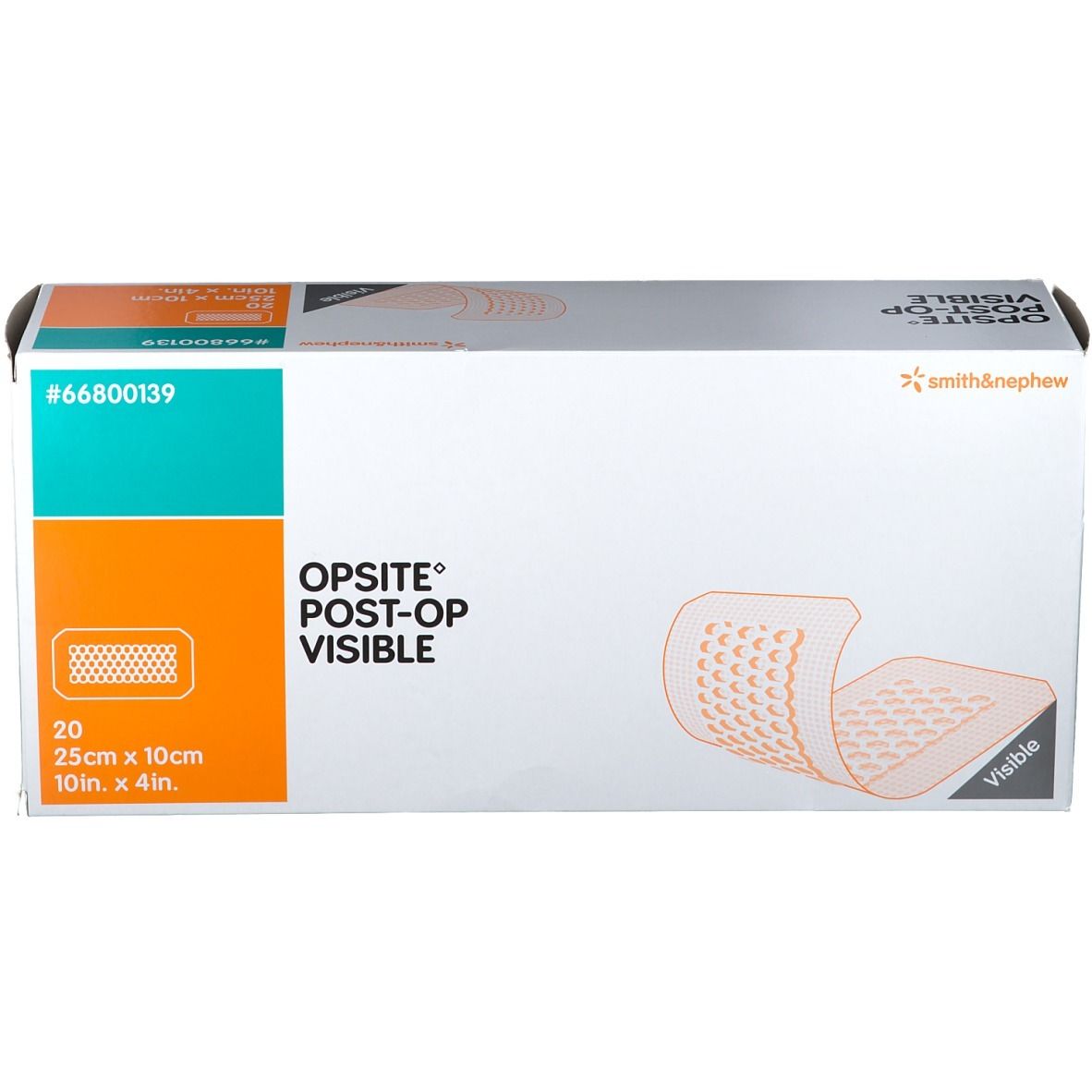 Smith & Nephew OPSITE Post-OP 10 x 25 cm 20 pc(s) Pansement(S)