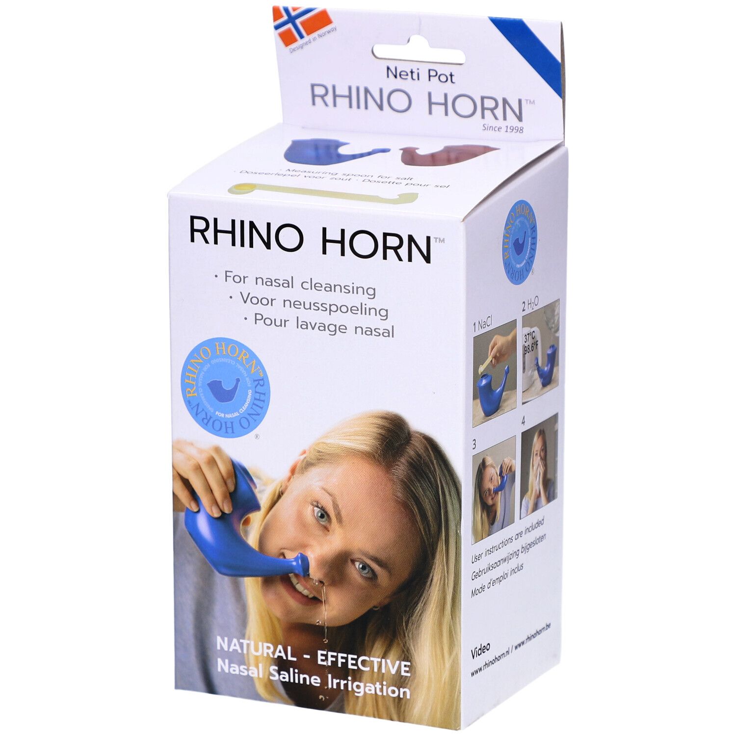 Rhino Horn Lave Nez Bleu 1 pc(s) Accessoire(S)