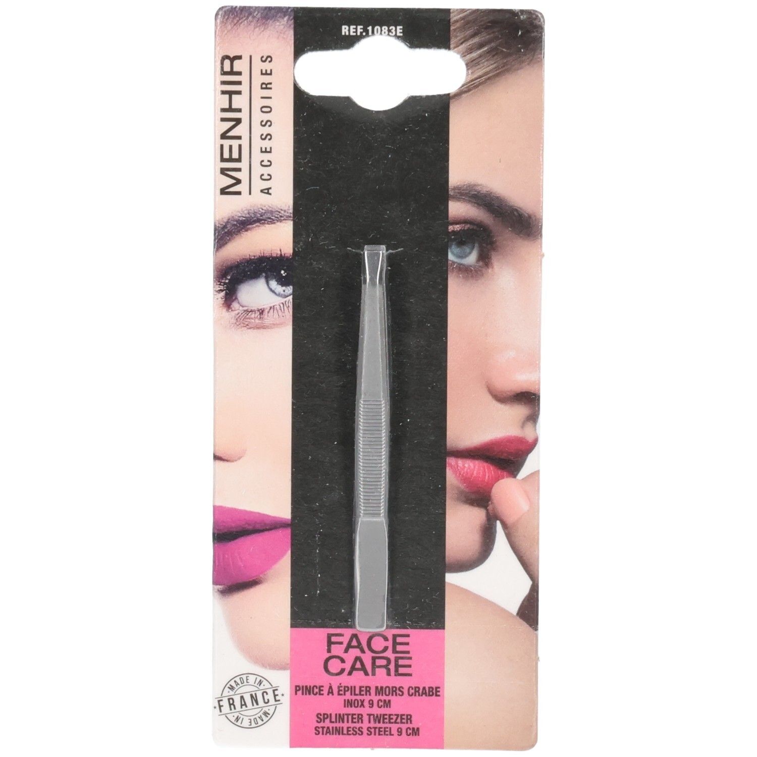 Vitry Pince à épiler en acier inoxydable, 9 cm, à bout recourbé 1 pc(s) Pinces À Épiler