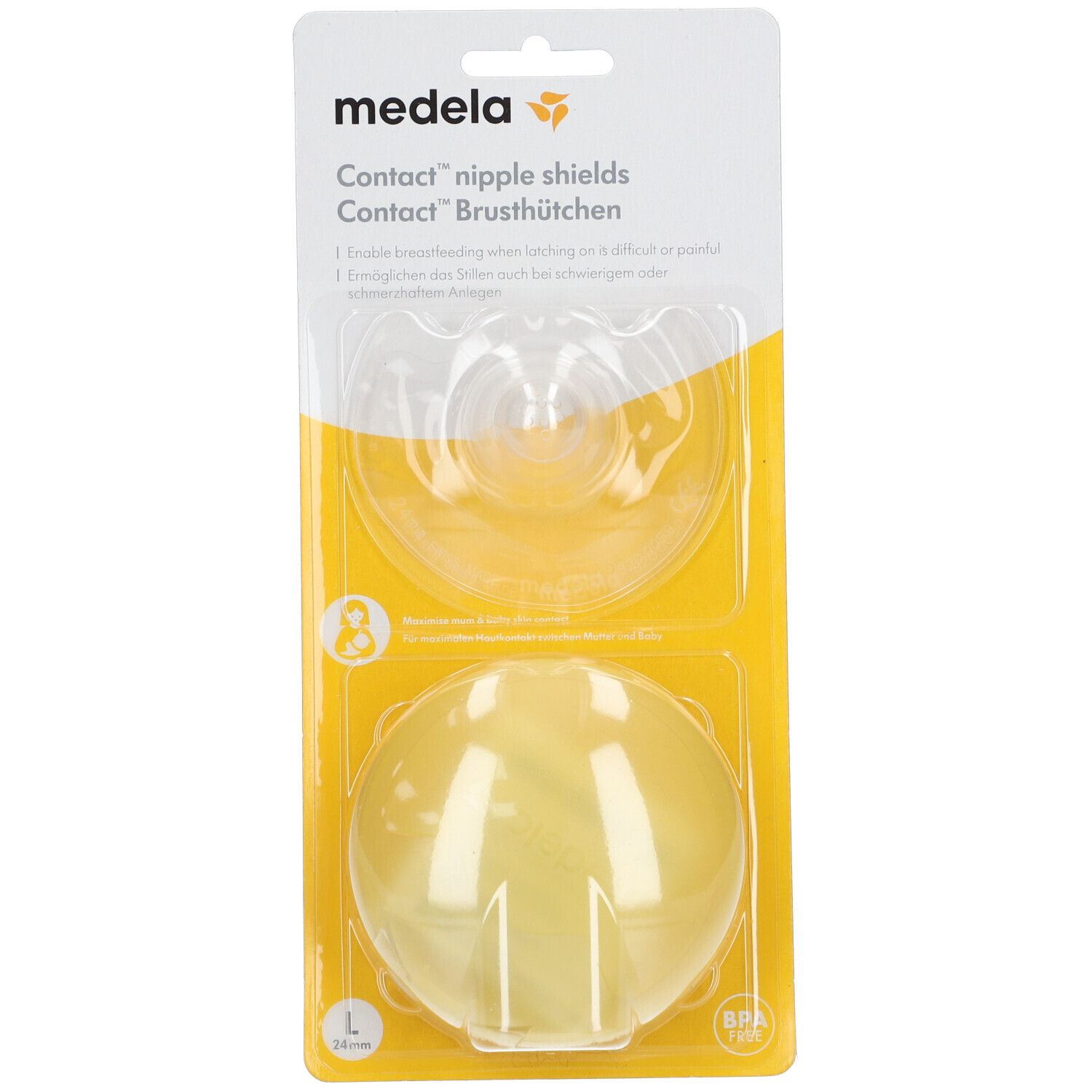 Medela Bouts de sein Contact L (par paire) Avec Boîte de Rangement 1 pc(s) Autre