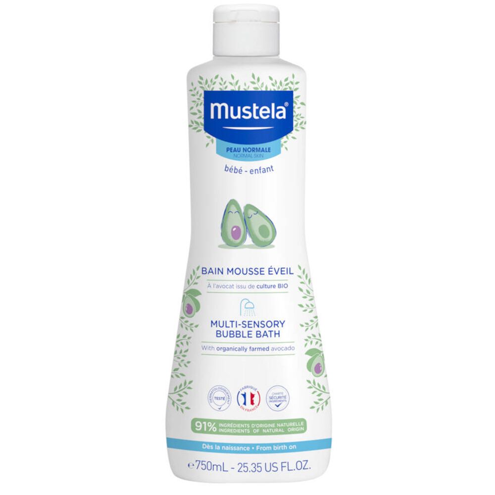 Mustela Bébé Bain mousse éveil De Mousse 750 ml