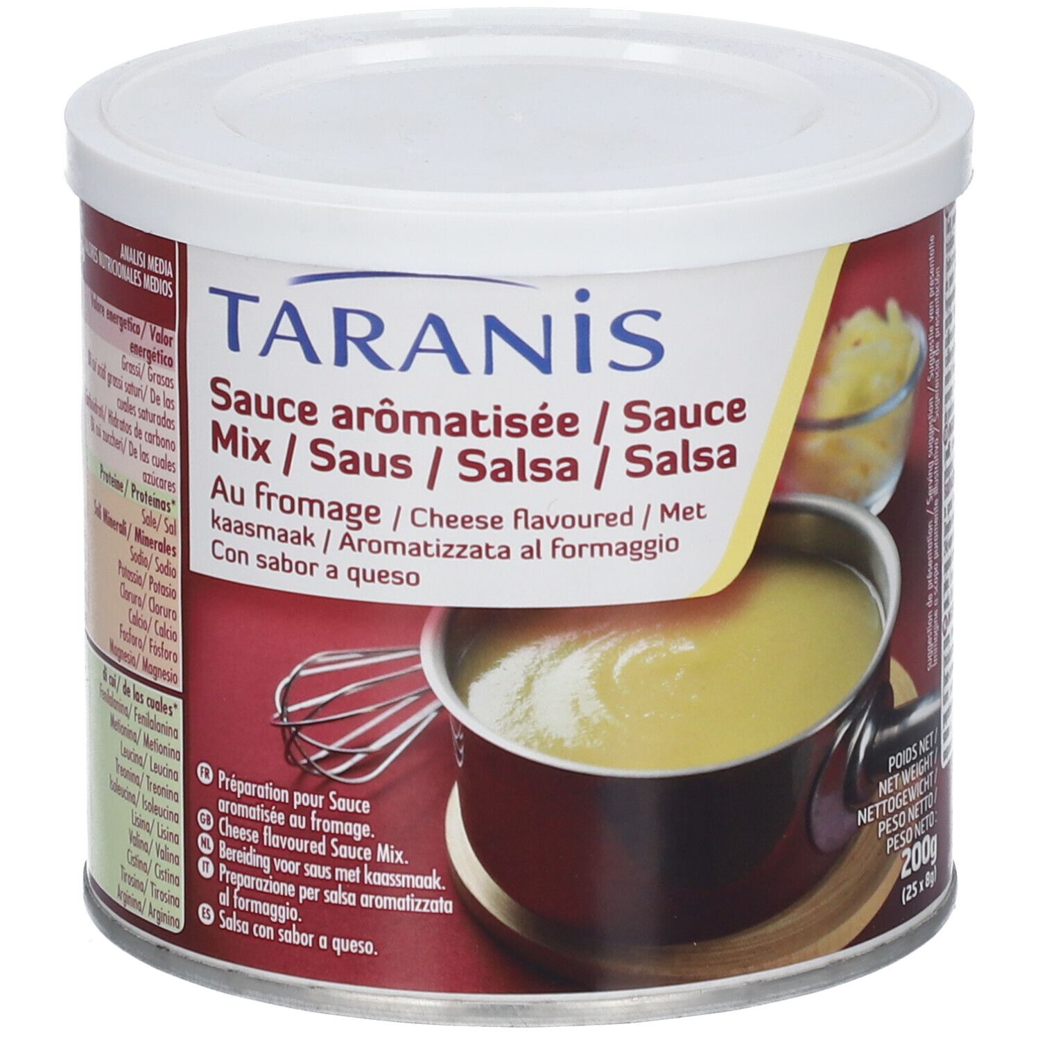 Taranis sauce aromatisée au fromage en poudre 200 g Poudre