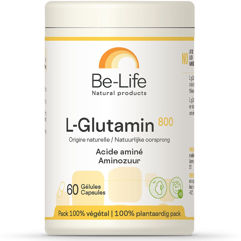 Be-Life L-Glutamin 800 Capsule(S) 60 Pc(S) Enfants