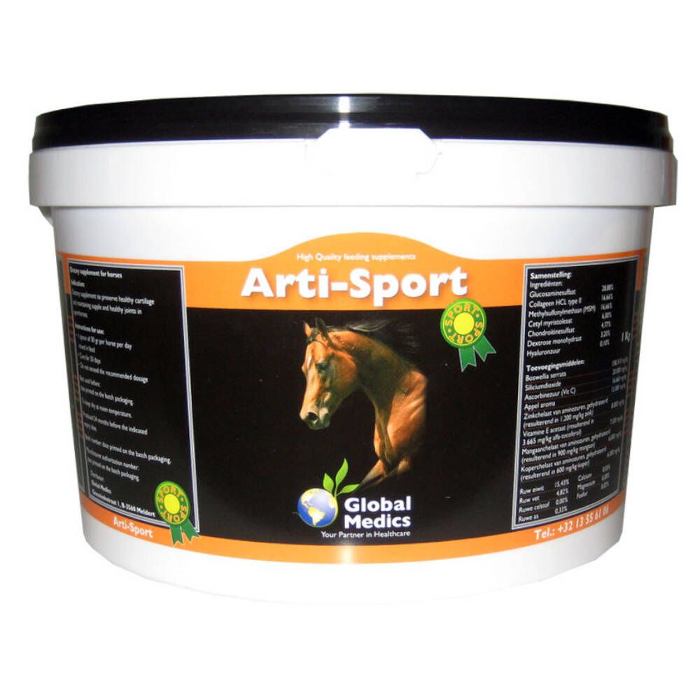 Global Medics Arti-Sport Chevaux 1 kg Pellet(S)