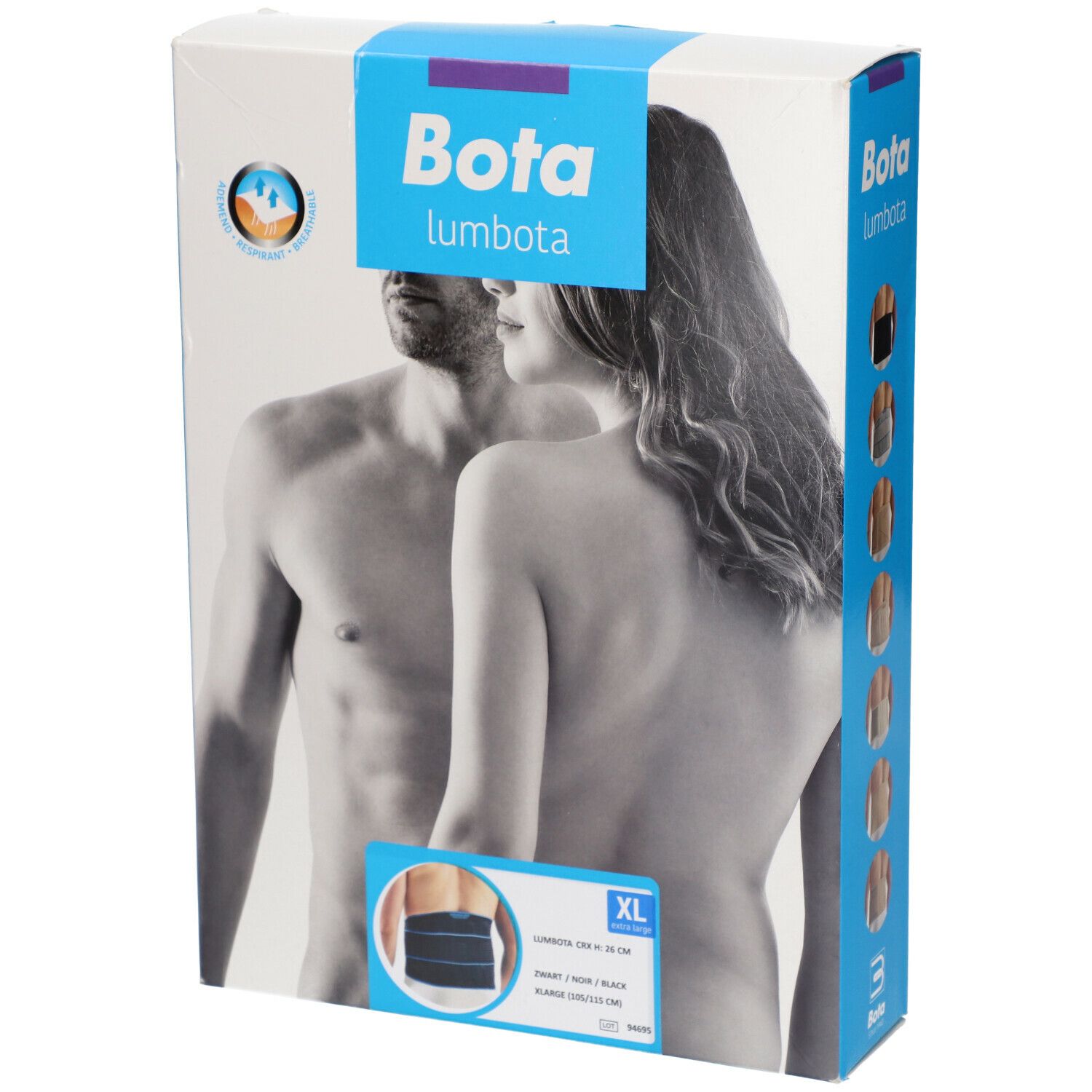 Bota Lumbota CRX Zwart Extra Large Bandage(S) 1 pc(s)
