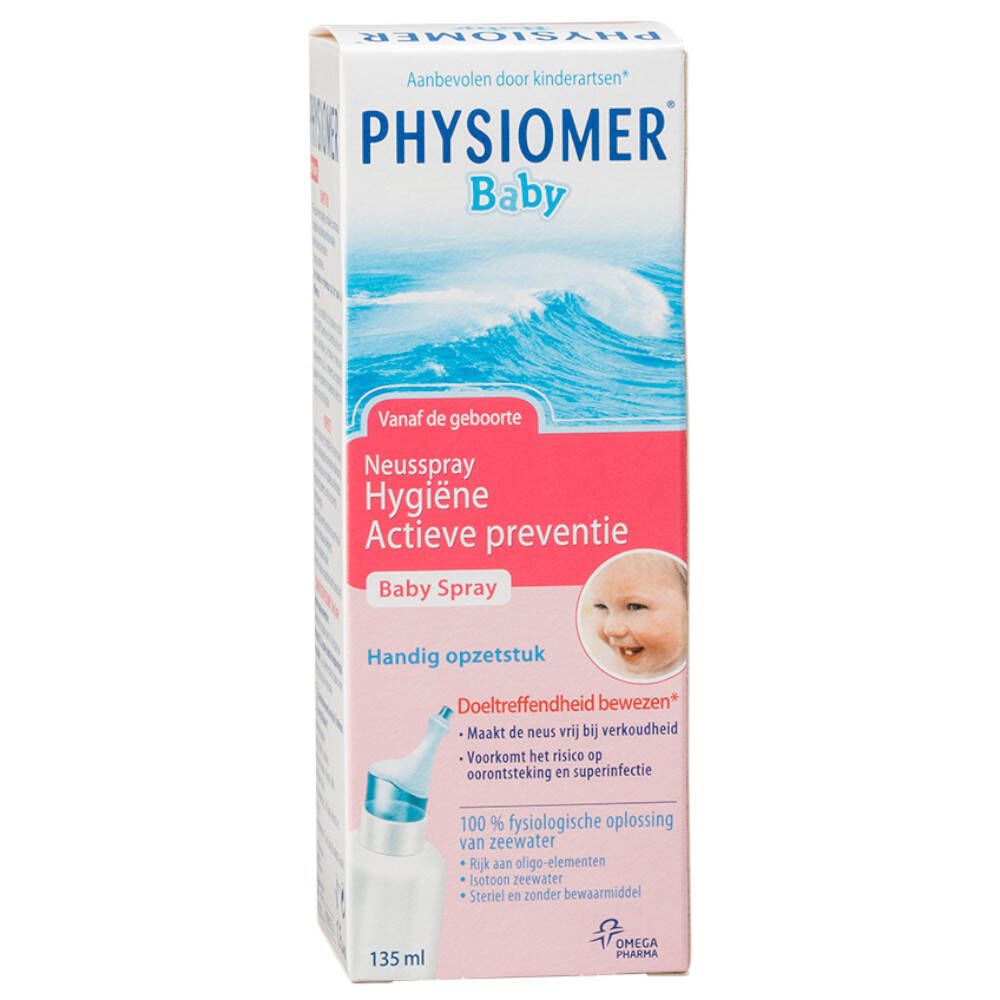 Physiomer Baby Spray nasal Hygiène prévention active 135 ml Spray Nasal