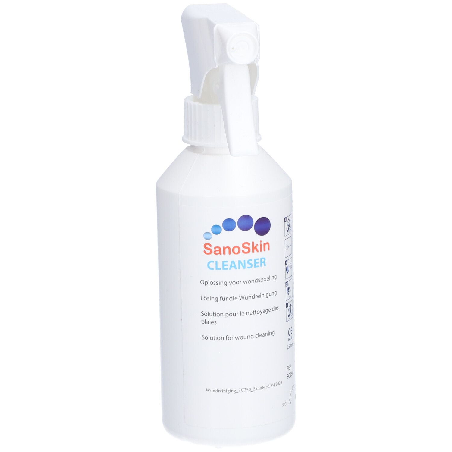 SanoSkin Cleanser Solution de nettoyage de plaies 250 ml Produit(S) Nettoyant(S)
