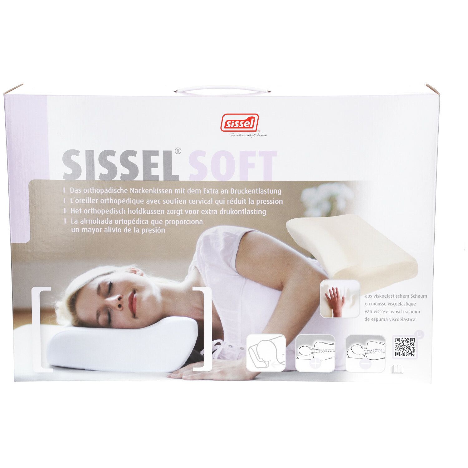 Sissel Soft Oreiller + Taie en velours 1 pc(s) Oreiller