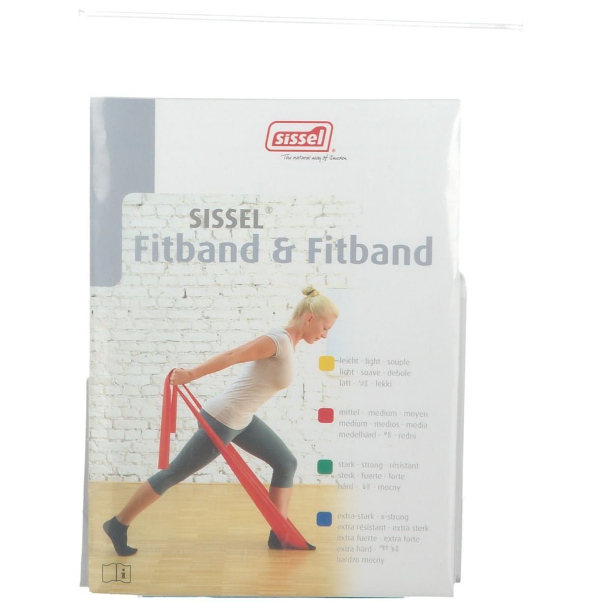 SISSEL® FitBand Plus 2 m X-Strong Bleu + Clip Bande(S) 1 pc(s)